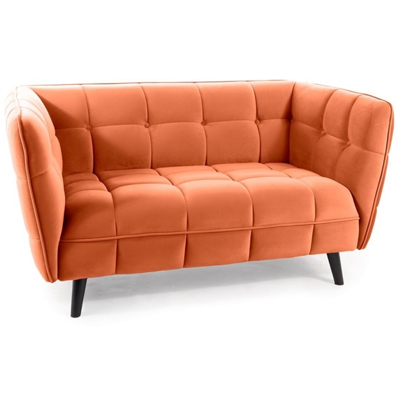 Sofa CASTELLO 2 Velvet Wenge/Cynamon Bluvel 4215