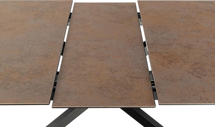 Stół IRWINE 168/210cm Brązowy/Czarny