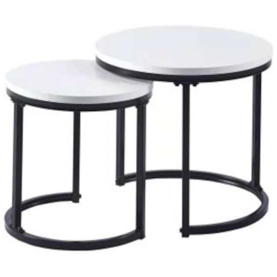 Ława ZY-08 50/40 Biały/Czarny