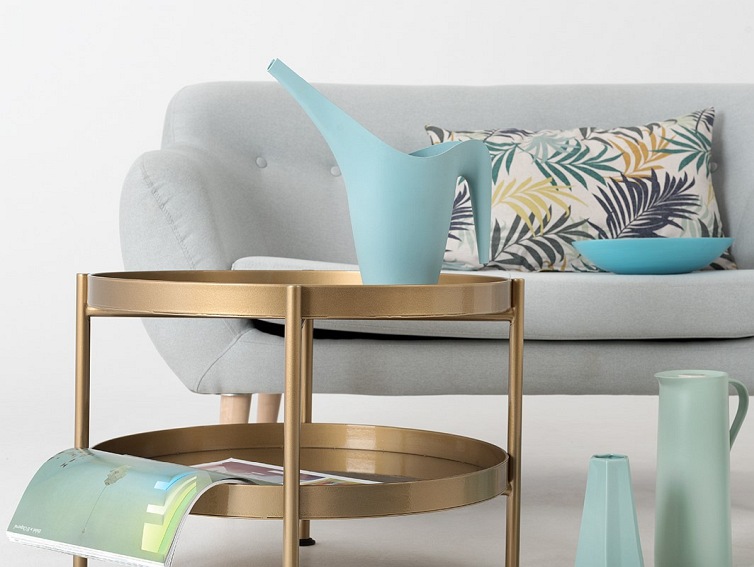 Stół Kawowy Hanna Metal 2-F 60x45 Biały