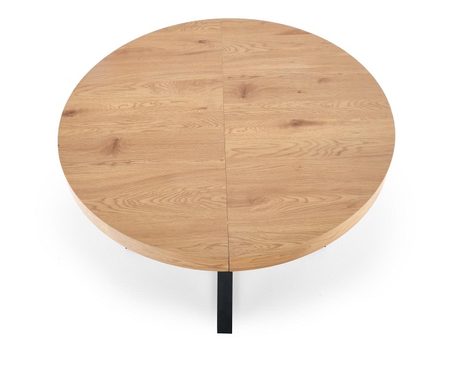 Stół Rozkładany Mercy 120x80 Czarmy/Złoty Dąb