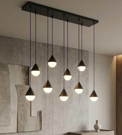 Lampa Wisząca GIRO 9 Czarny