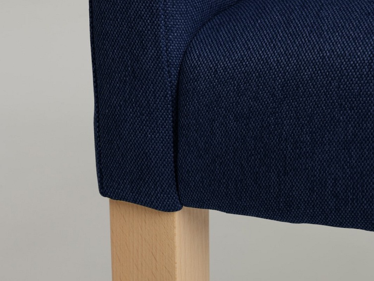 Fotel Wilton Arms 84 60x61x84 Atramentowy/Naturalny