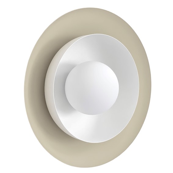 Kinkiet POPPI K1 Beżowy/Biały