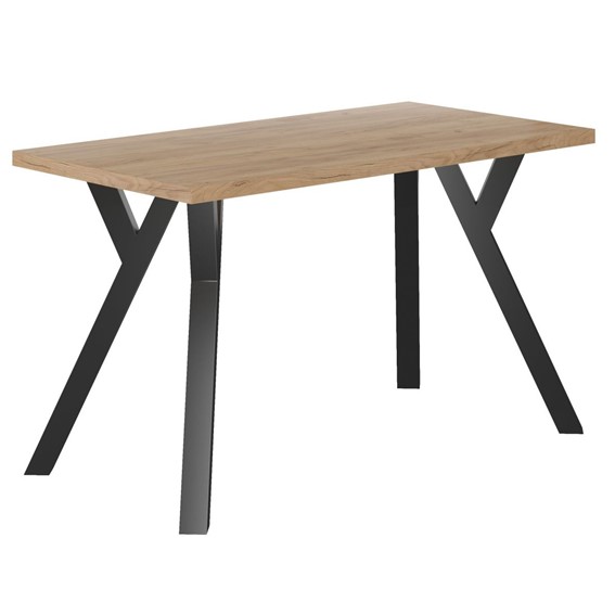 Stół ST(B)-FX/Y 67x128 Dąb Złoty Craft/Czarny