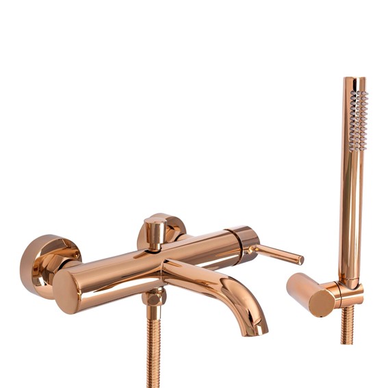 Bateria Wannowa LUNGO Różowe Złoto