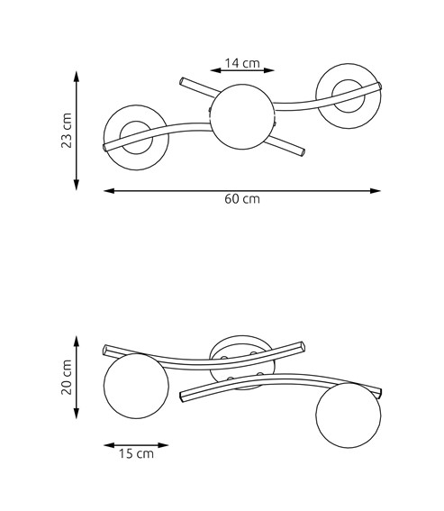 Lampa Wisząca OPUS 2 Biały