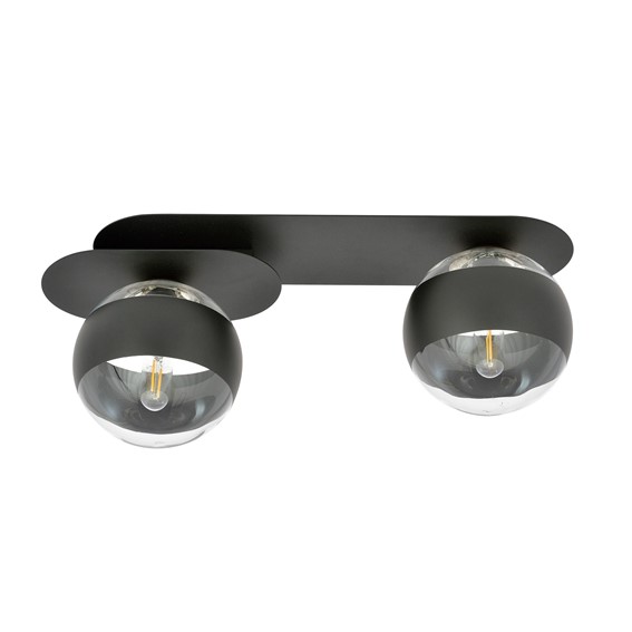 Lampa Sufitowa PLAZA 2 STRIPE Czarny