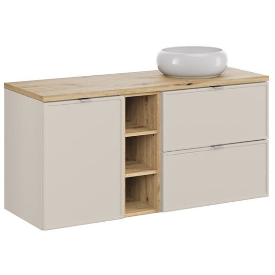 Zestaw Meblowy WIKI 120cm Dąb Artisan/Kaszmirowy Mat