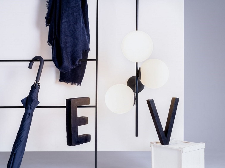 Lampa Ścienna Bobler 2 Connect 40x150 Czarny