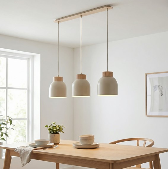 Lampa Wisząca VIGO 3 Beżowy