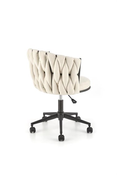 Fotel Obrotowy TALON Czarny/Beżowy