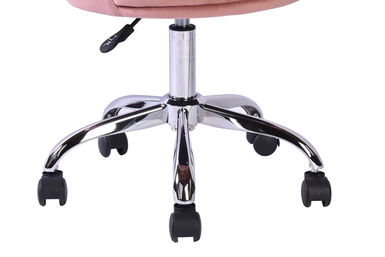 Fotel Obrotowy ROSE Velvet Róż Antyczna Bluvel 52