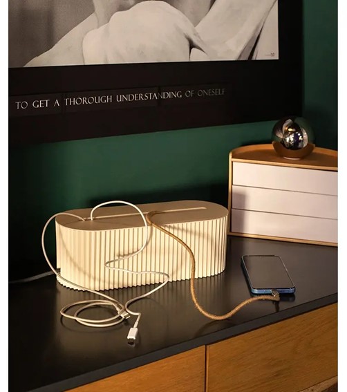 Organizer na Przedłużacz DULE Beż