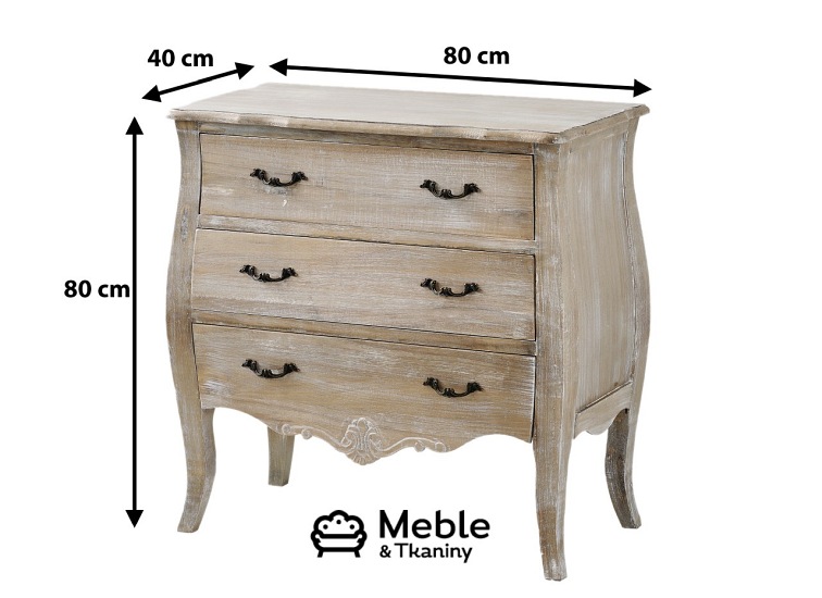 Komoda MERANO 010B Vintage Brązowy/Szary