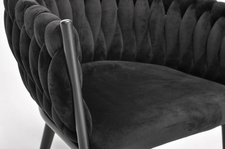 Krzesło ROSA Czarny/Czarny