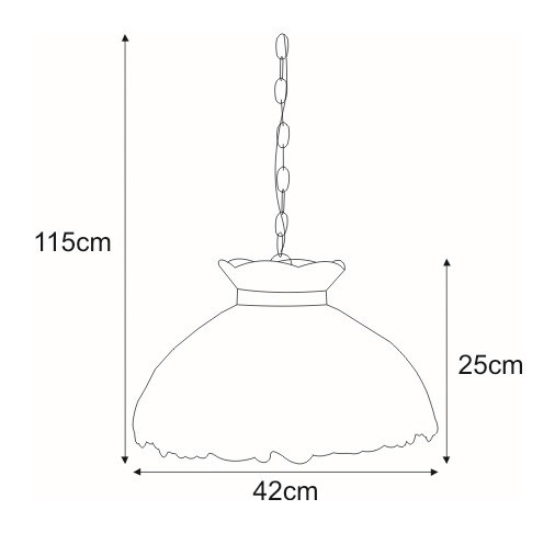 Lampa Wisząca FRUIT K-P16550 Wielokolorowy