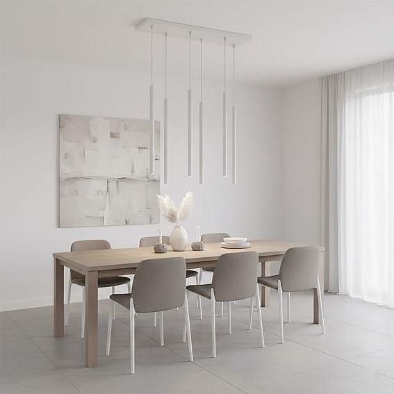 Lampa Wisząca SELTER 6 Szary