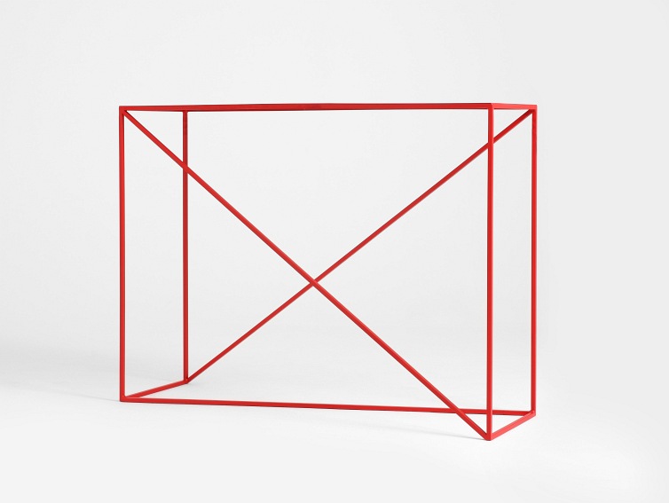 Konsola MEMO Metal 100x30 Czerwony