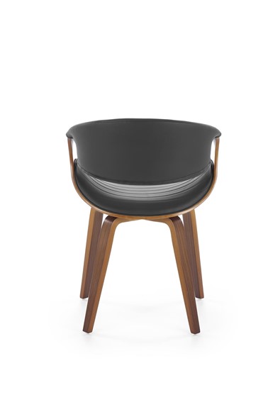 Krzesło K544 Czarny/Orzechowy