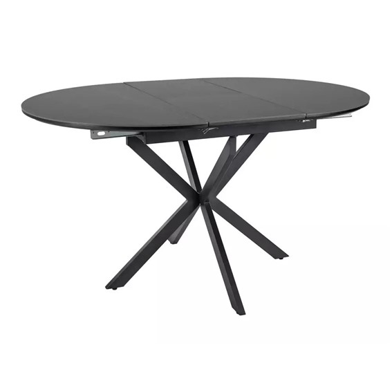 Stół Rozkładany GASTON Ceramic 100 (100-135)x75 Czarny Mat