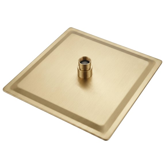 Deszczownica Kwadratowa JS-P015BG 25cm Złoty Szczotkowany