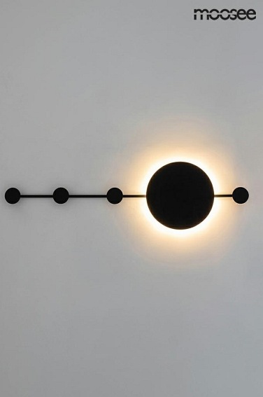 Lampa Ścienna z Wieszakiem SHADOW HANG Czarny