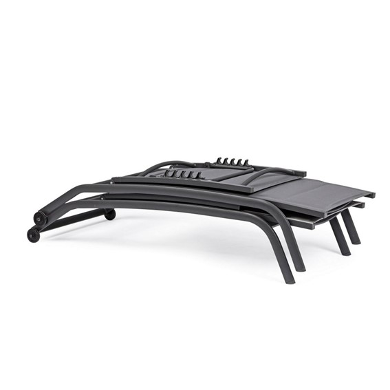 Leżak Ogrodowy CLEOPAS Szary