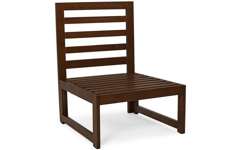 Kanapa Ogrodowa Narożna Malta 5-Osobowa Ciemny Brązowy/Szary