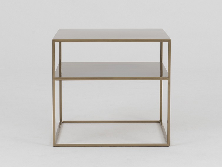 Stół Kawowy Tensio 2 Floor Metal 50x50 Złoty
