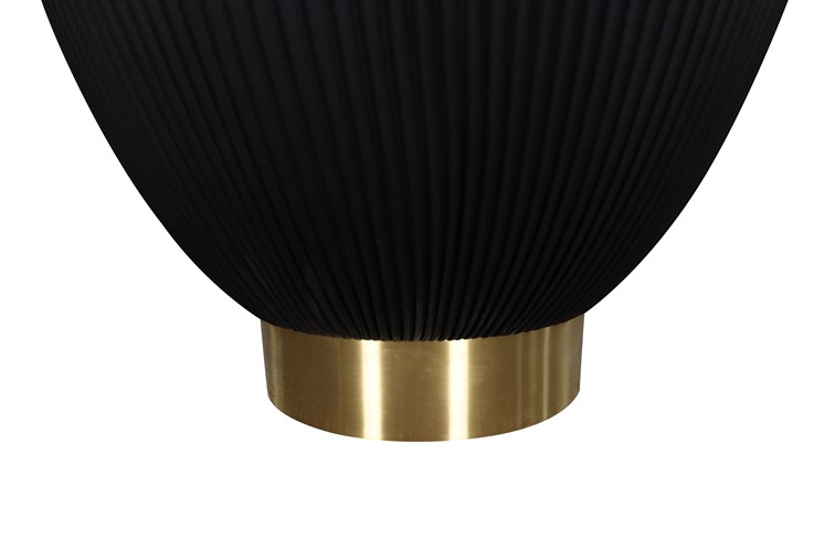 Stolik MODIG M69 fi47 Czarny/Biały/Złoty