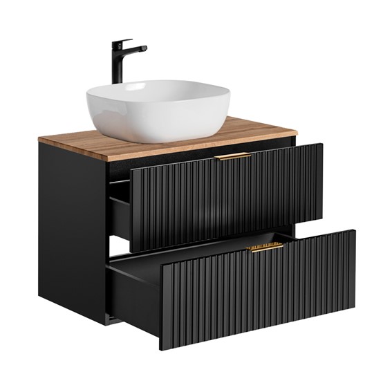 Zestaw Szafka Łazienkowa z Umywalką i Blatem ADB B UN 6252 80cm Wotan