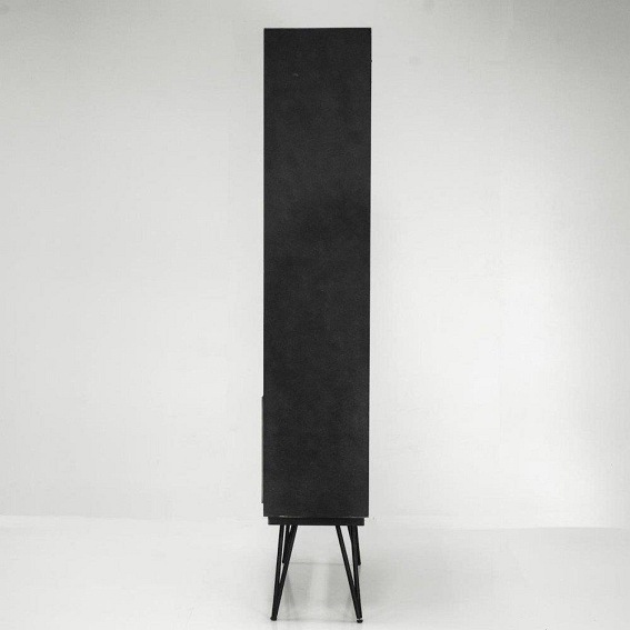 Regał Adesso L02 35x90x195 Czarny