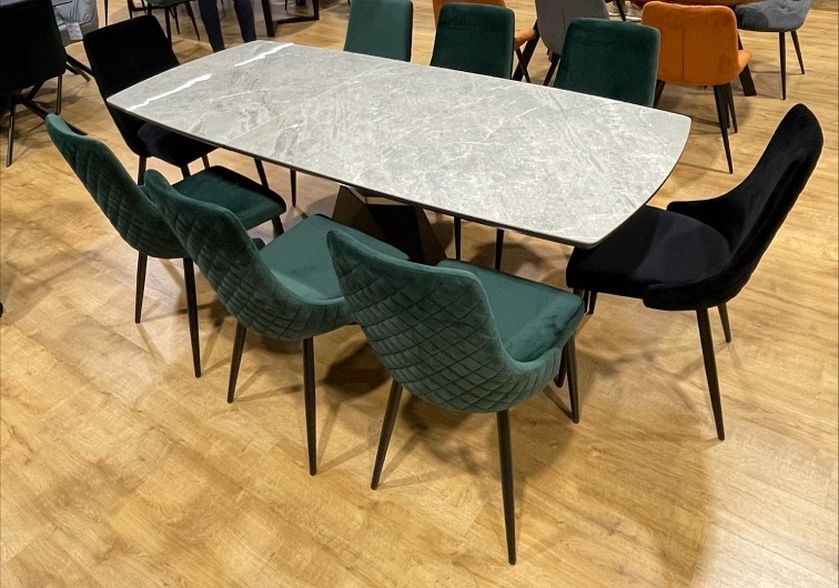 Krzesło PIANO B Velvet Czarny/Czarny Bluvel 19