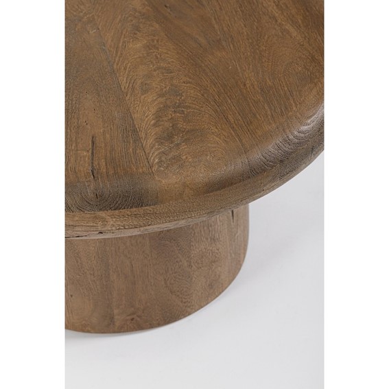 Stolik Kawowy LOPEZ fi60 Brązowy