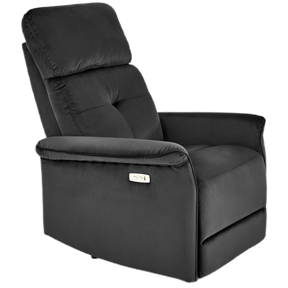 Fotel Rozkładany SEMIR Czarny