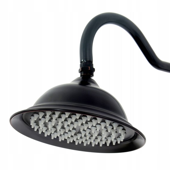 Zestaw Natryskowy VINTAGE Czarny Przecierany