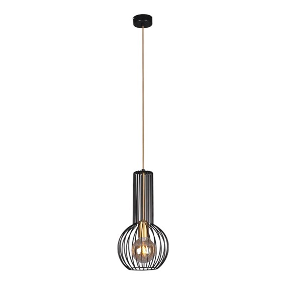 Lampa Wisząca ARVI BLACK K-4520 Czarny/Złoty