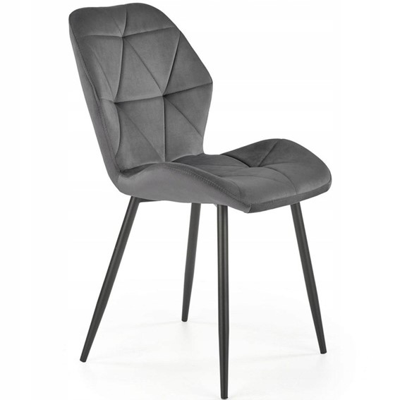 Krzesło K453 Czarny/Popielaty