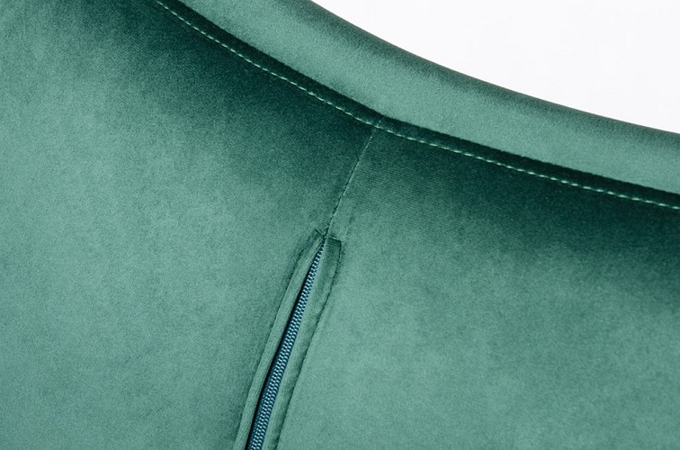 Fotel EGG Szeroki Velvet Ciemny Zielony