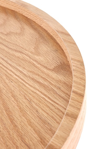 Ława Florence 80x45 Dąb Naturalny/Czarny