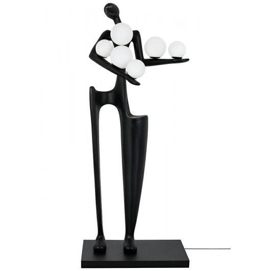 Lampa Podłogowa HUMAN DREAMER Czarny/Biały