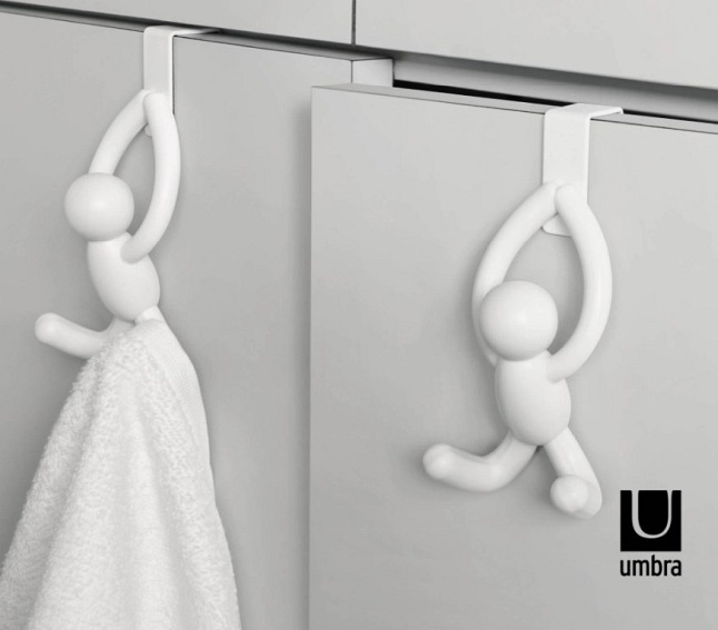 UMBRA wieszak na drzwi BUDDY biały
