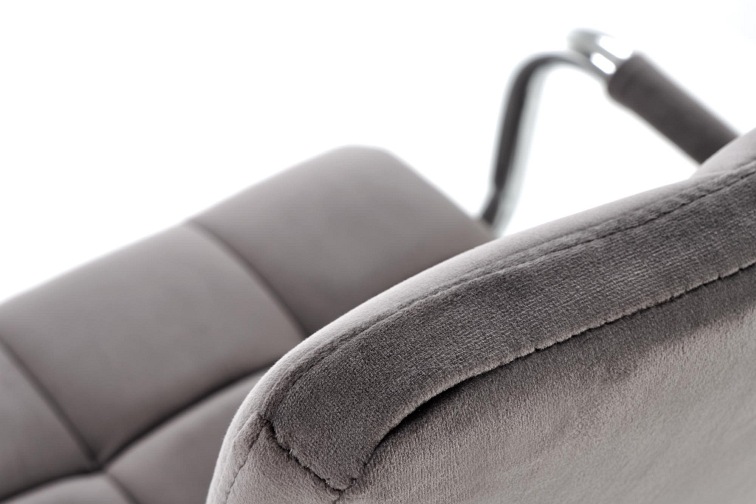 Fotel Młodzieżowy GONZO 4 Velvet Popielaty