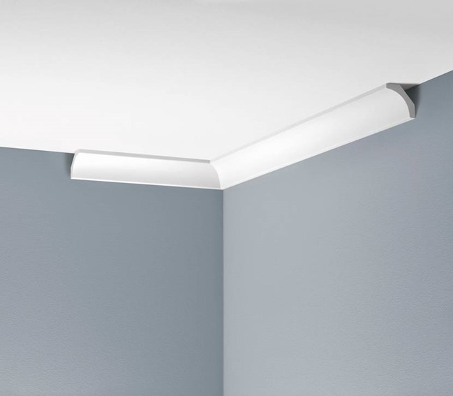 Listwa Gzymsowa Gładka LGG-28 240 cm Biały