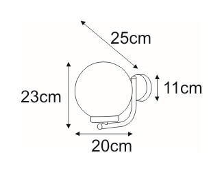 Kinkiet ANA K-LP270A Chrom