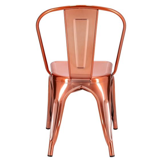 Krzesło PARIS Miedziane insp. Tolix