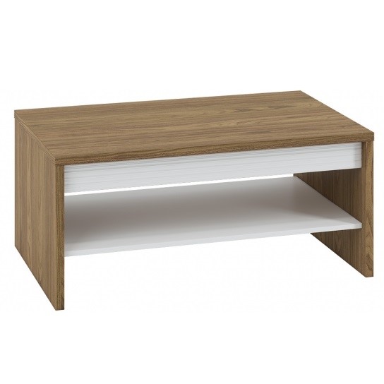 Ławostolik DALLAS 16 Orzech Naturalny/Biały