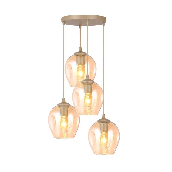 Lampa Wisząca ISTAR 4PREM Beżowy/Miodowy