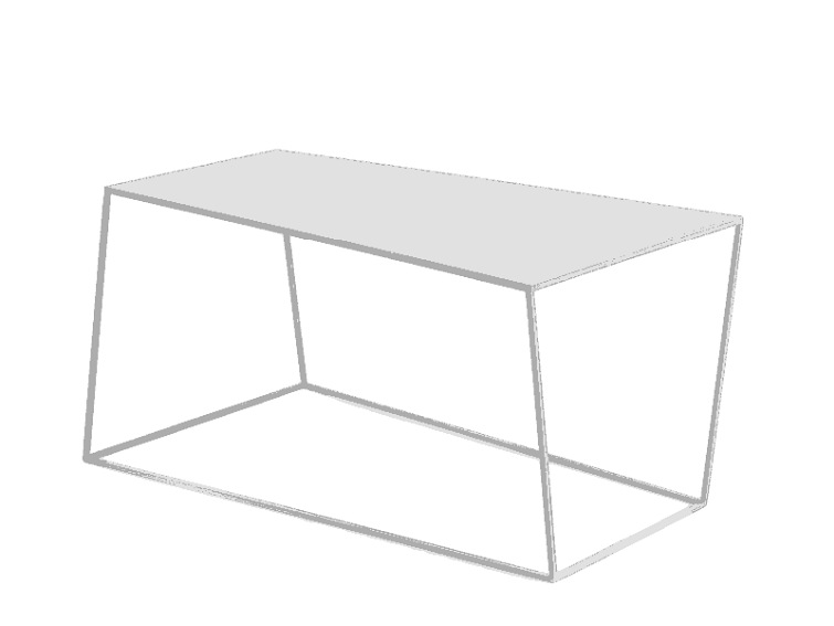 Stół Kawowy Zak Metal 100 Biały